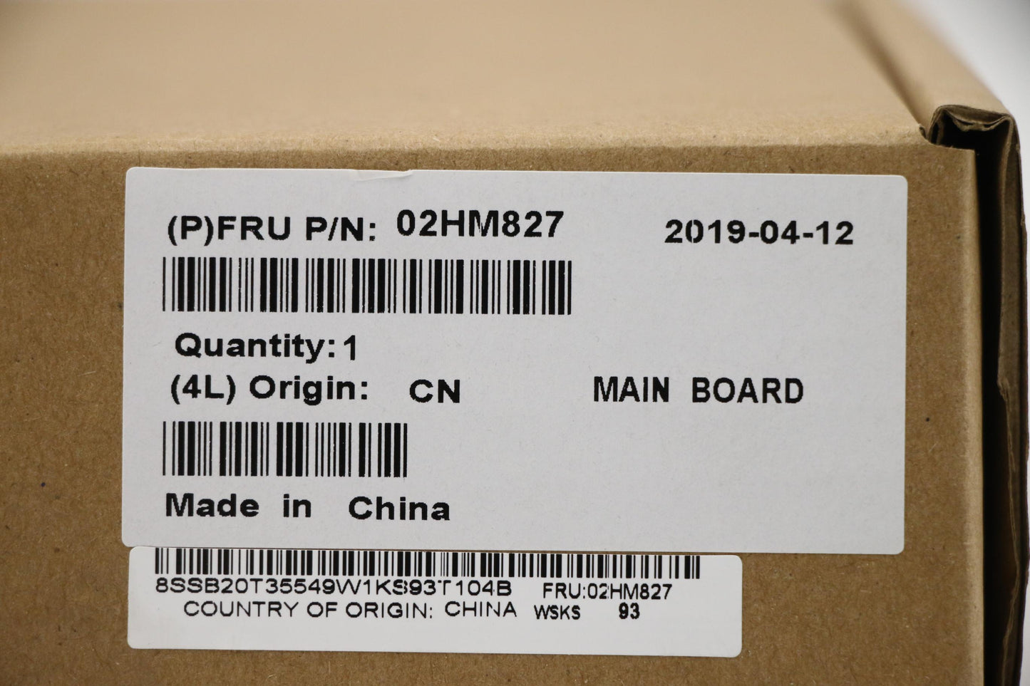 Lenovo Mb Nok I7-8565U 8G Dtpm Lbb-1 - 02HM827