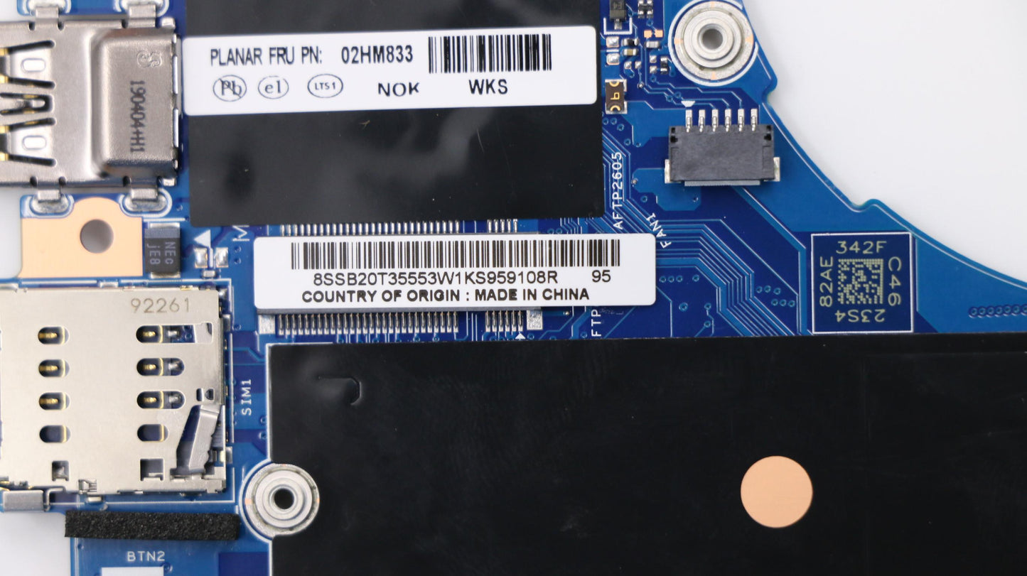 Lenovo Mb Nok I5-8365U Vp 8G Amt Dtpm - 02HM833