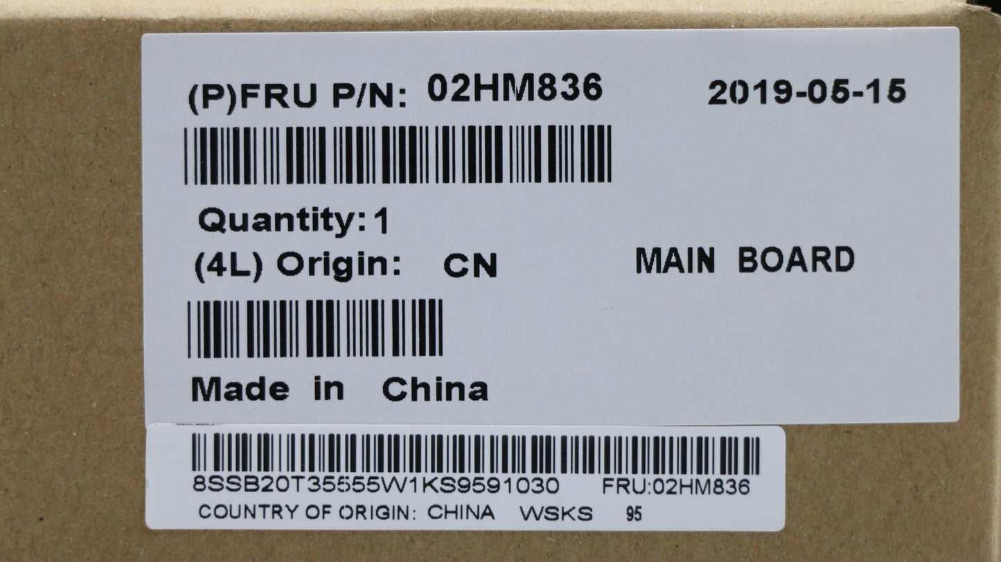 Lenovo Mb Nok I5-8365U Vp 16G Amt Dtp - 02HM836