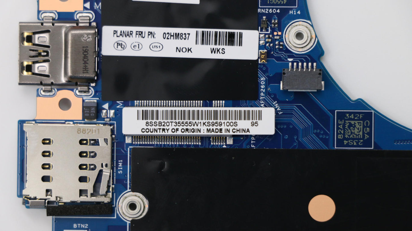Lenovo Mb Nok I5-8365U Vp 16G Amt Ftp - 02HM837