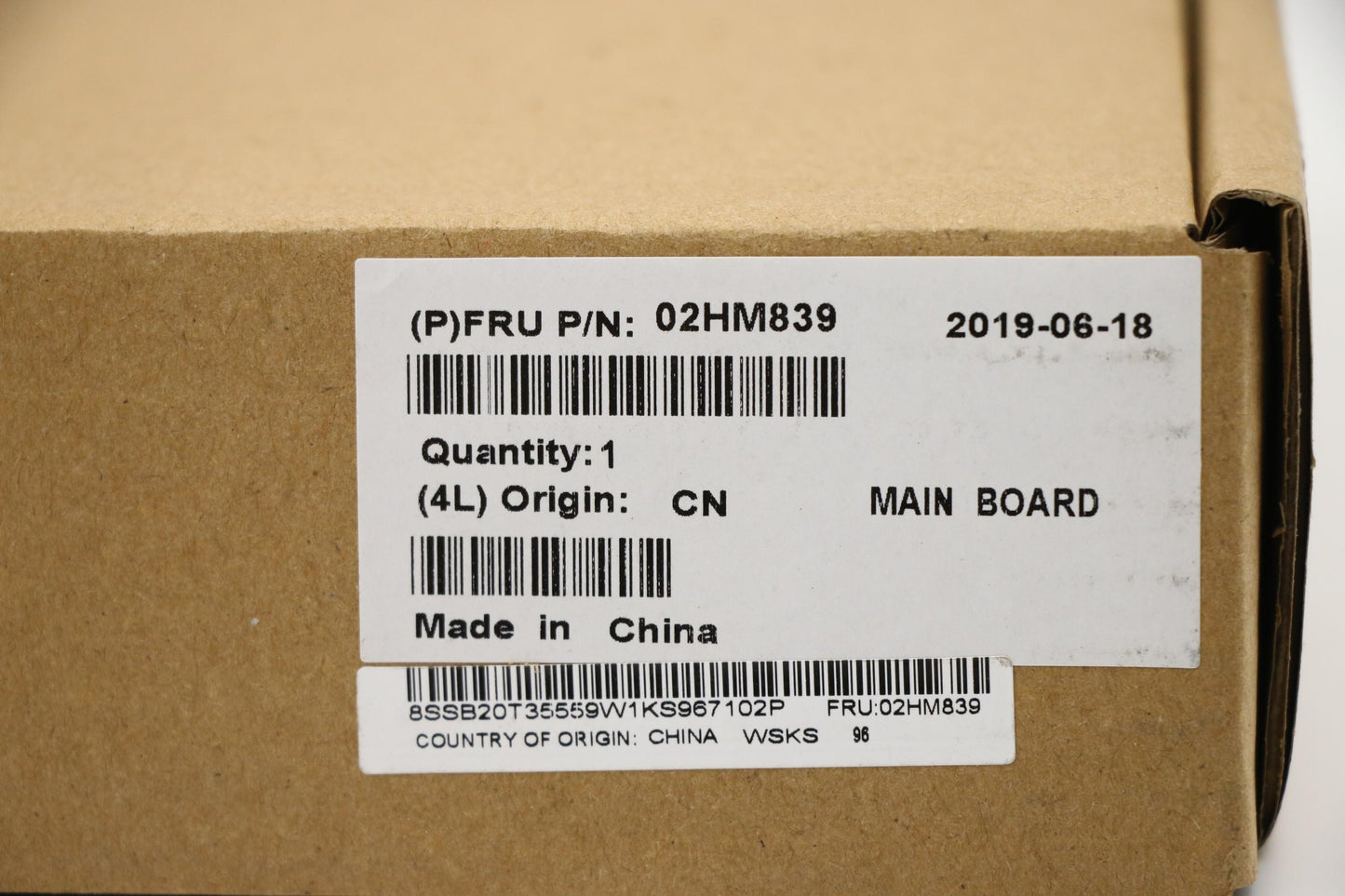 Lenovo Mb Nok I7-8665U Vp 8G Amt Dtpm - 02HM839