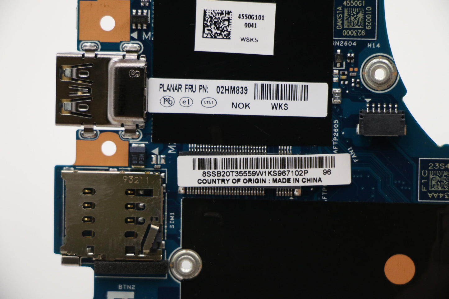 Lenovo Mb Nok I7-8665U Vp 8G Amt Dtpm - 02HM839