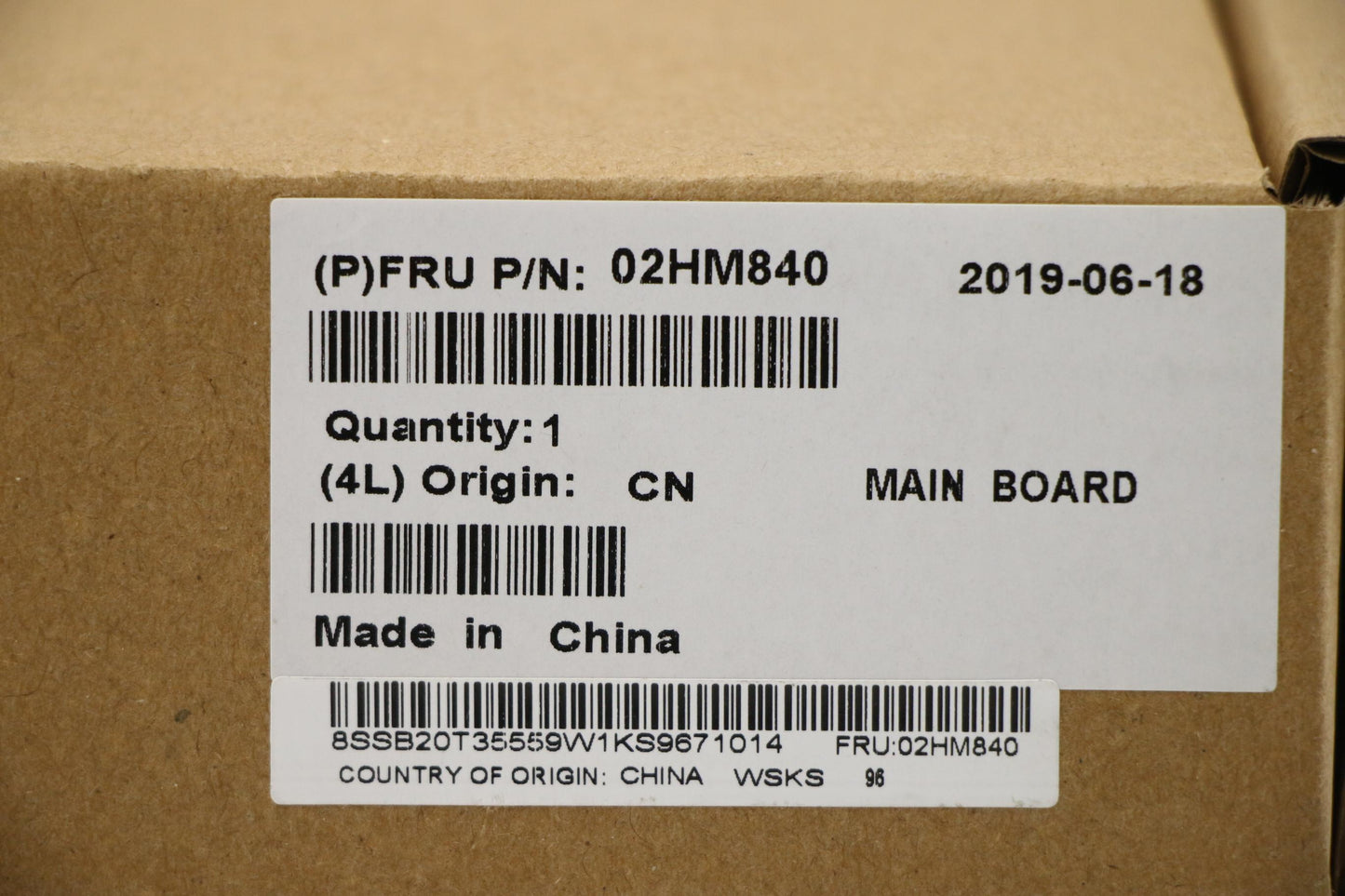 Lenovo Mb Nok I7-8665U Vp 8G Amt Ftpm - 02HM840