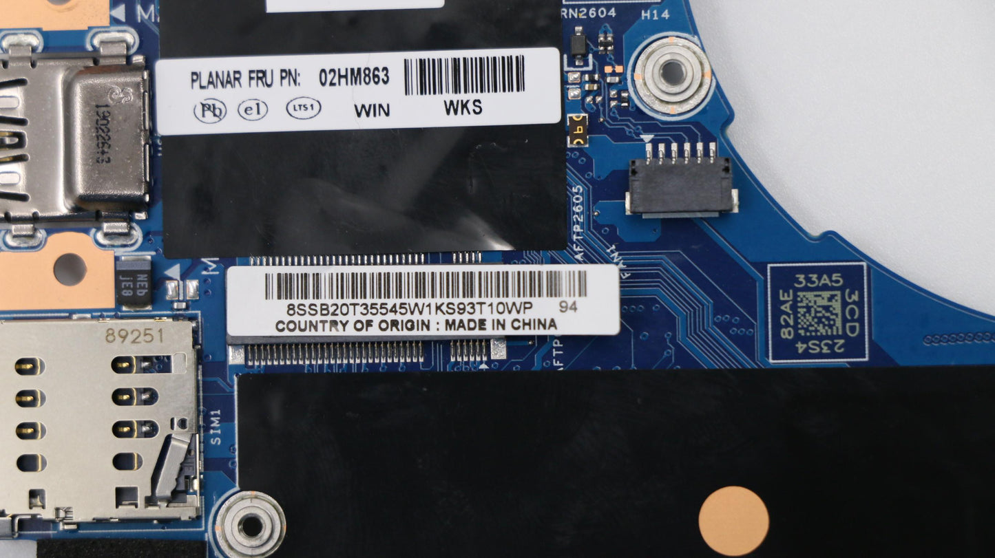 Lenovo Mb Win I5-8265U 8G Dtpm Lbb-1 - 02HM863