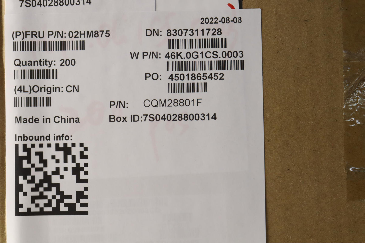 Lenovo Pack Highe Rl Sijie Lbb-1 - 02HM875
