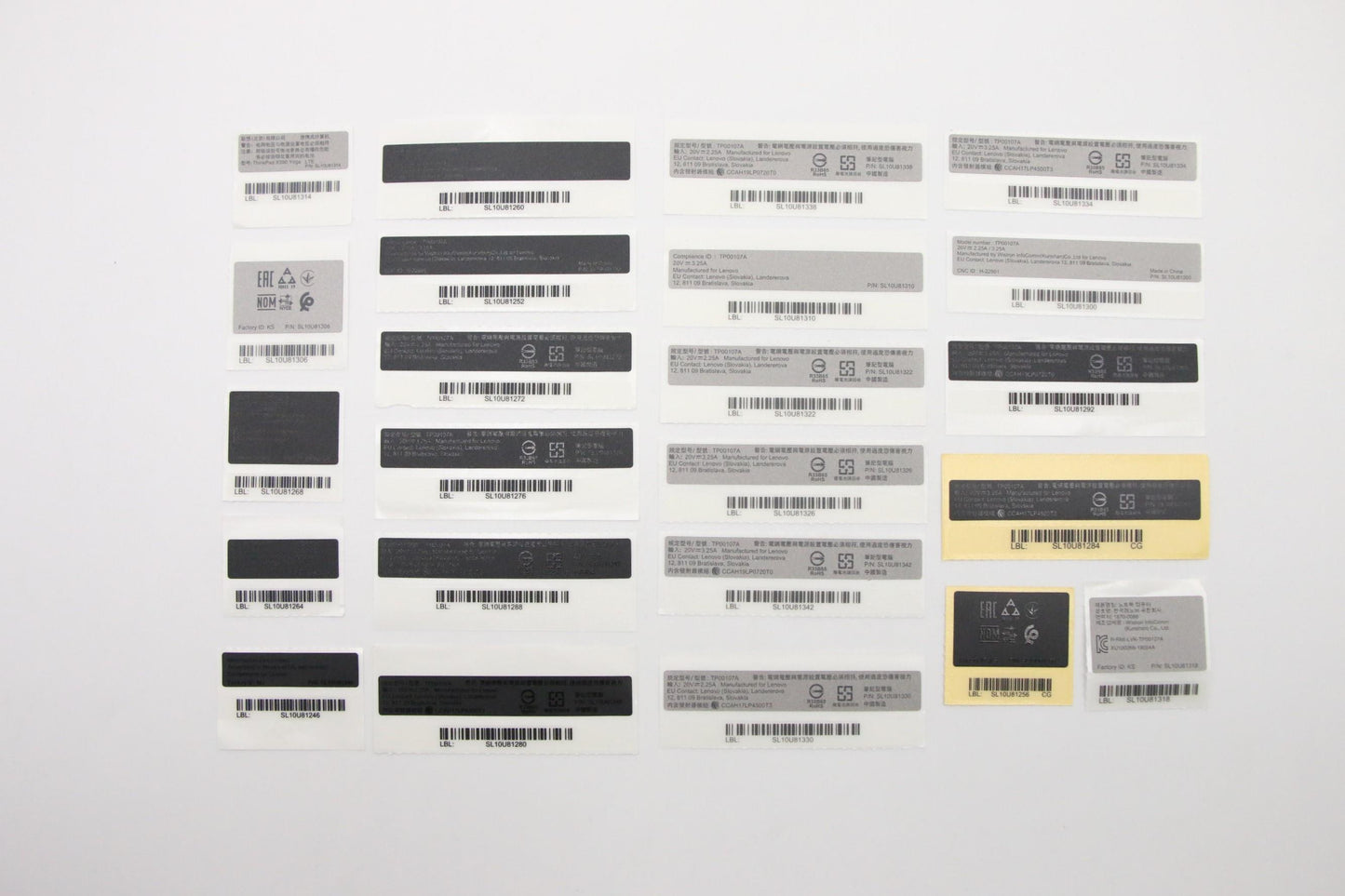 Lenovo Pack Geo Label Kit Lbb-1 - 02HM879