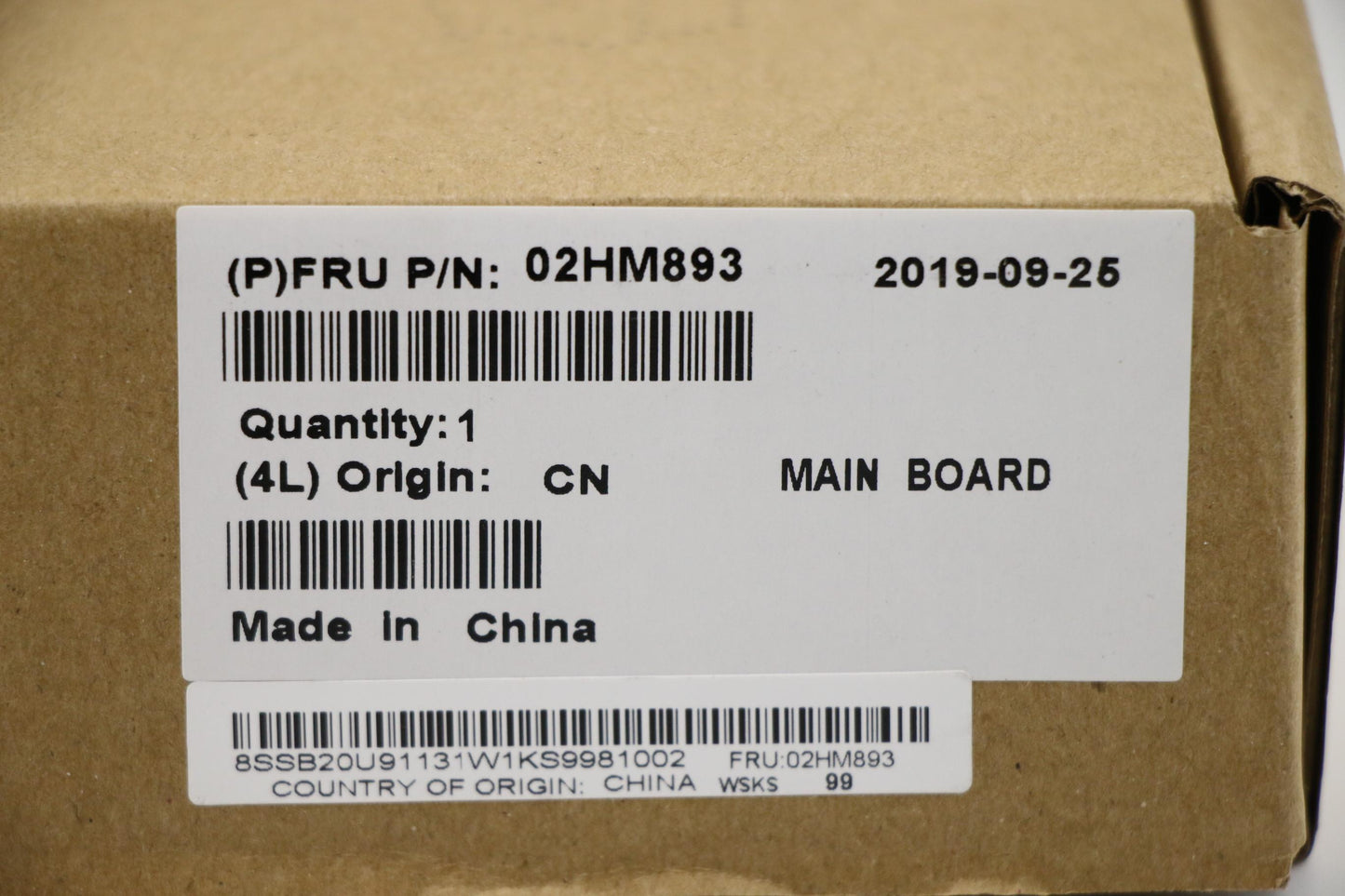 Lenovo Mb I7-9850H Vp Int630 Win Amt - 02HM893