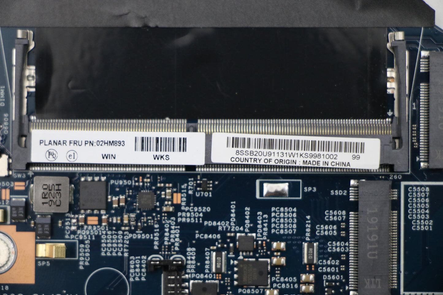 Lenovo Mb I7-9850H Vp Int630 Win Amt - 02HM893