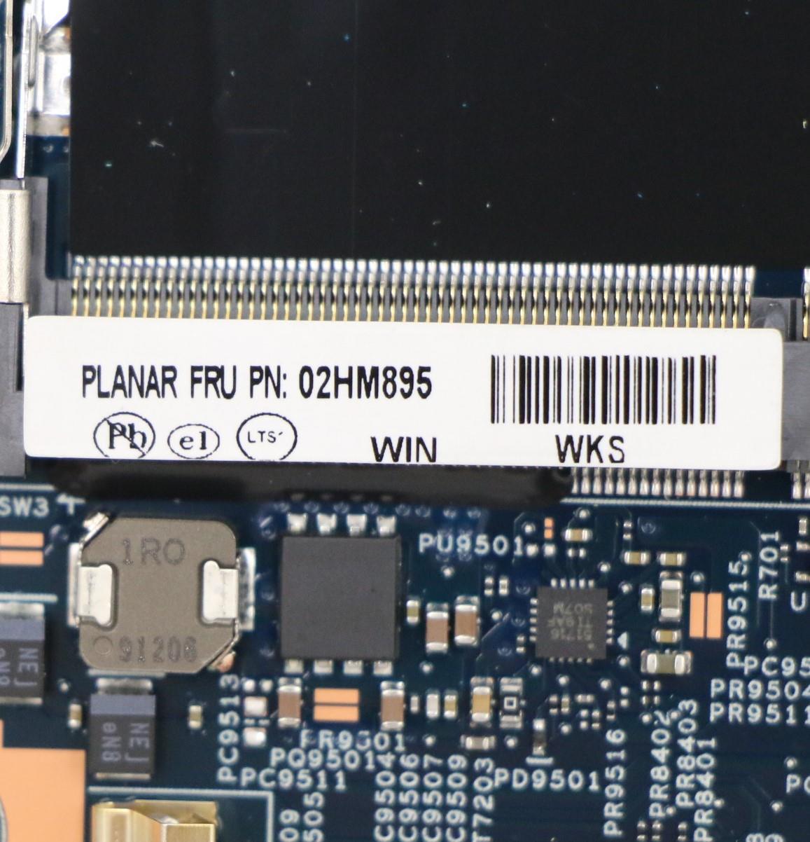 Lenovo Mb I7-9850H Vp Int630 Win Amt - 02HM895