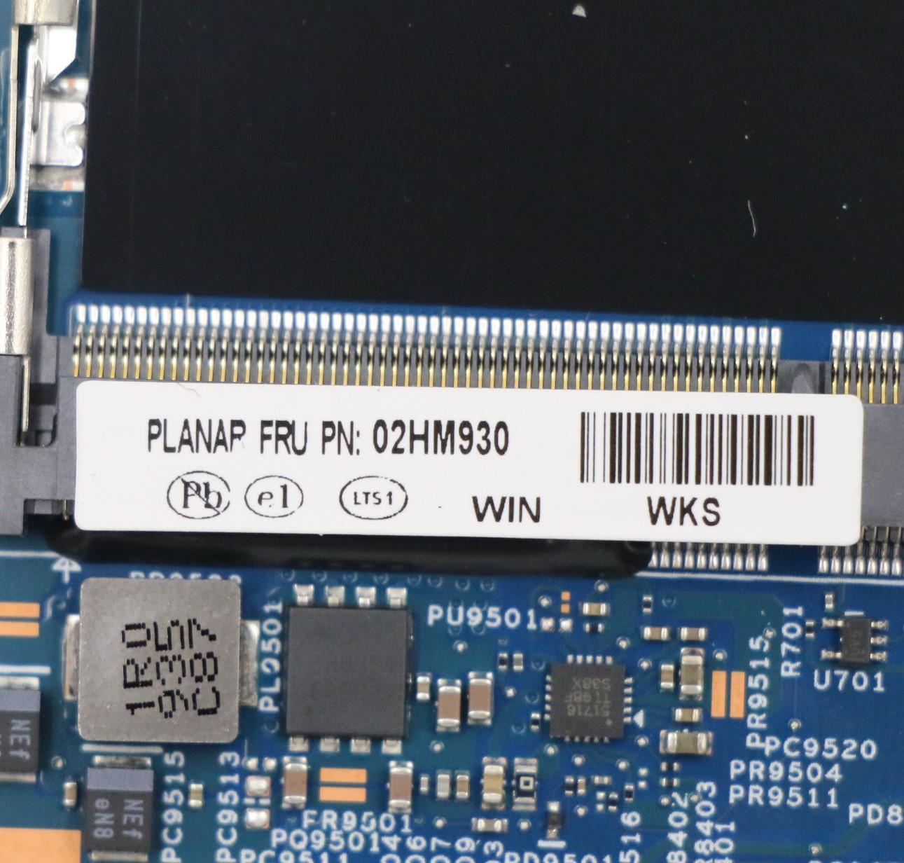 Lenovo Bdplanar E-2276M,Vp,N19Pq1,Win - 02HM930