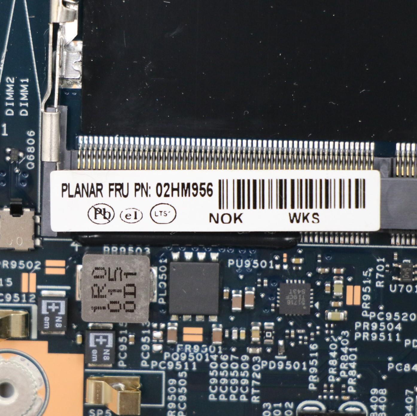 Lenovo Mb I7-9750H N18Pg0 Nok Dtpm Lp - 02HM956