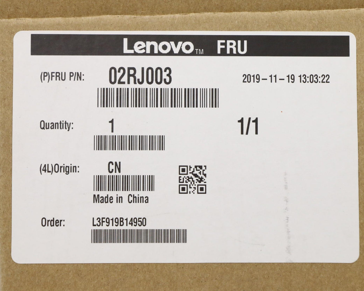 Lenovo Quadro Rtx8000 4Xdp 1Xvl - 02RJ003