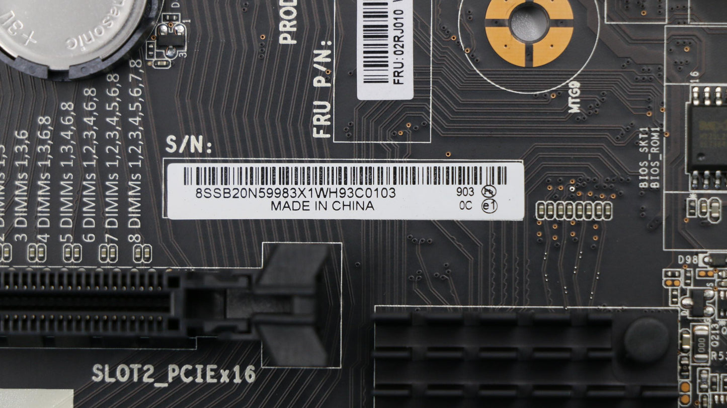 Lenovo Bird Motherboard Win Dpk Dis - 02RJ010