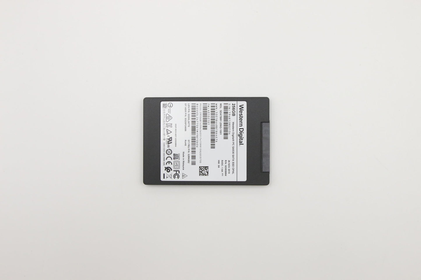 Lenovo Wd Sa530 2.5 256G Opal - 02RK052