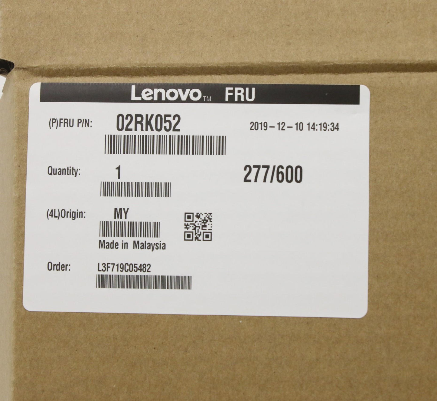 Lenovo Wd Sa530 2.5 256G Opal - 02RK052