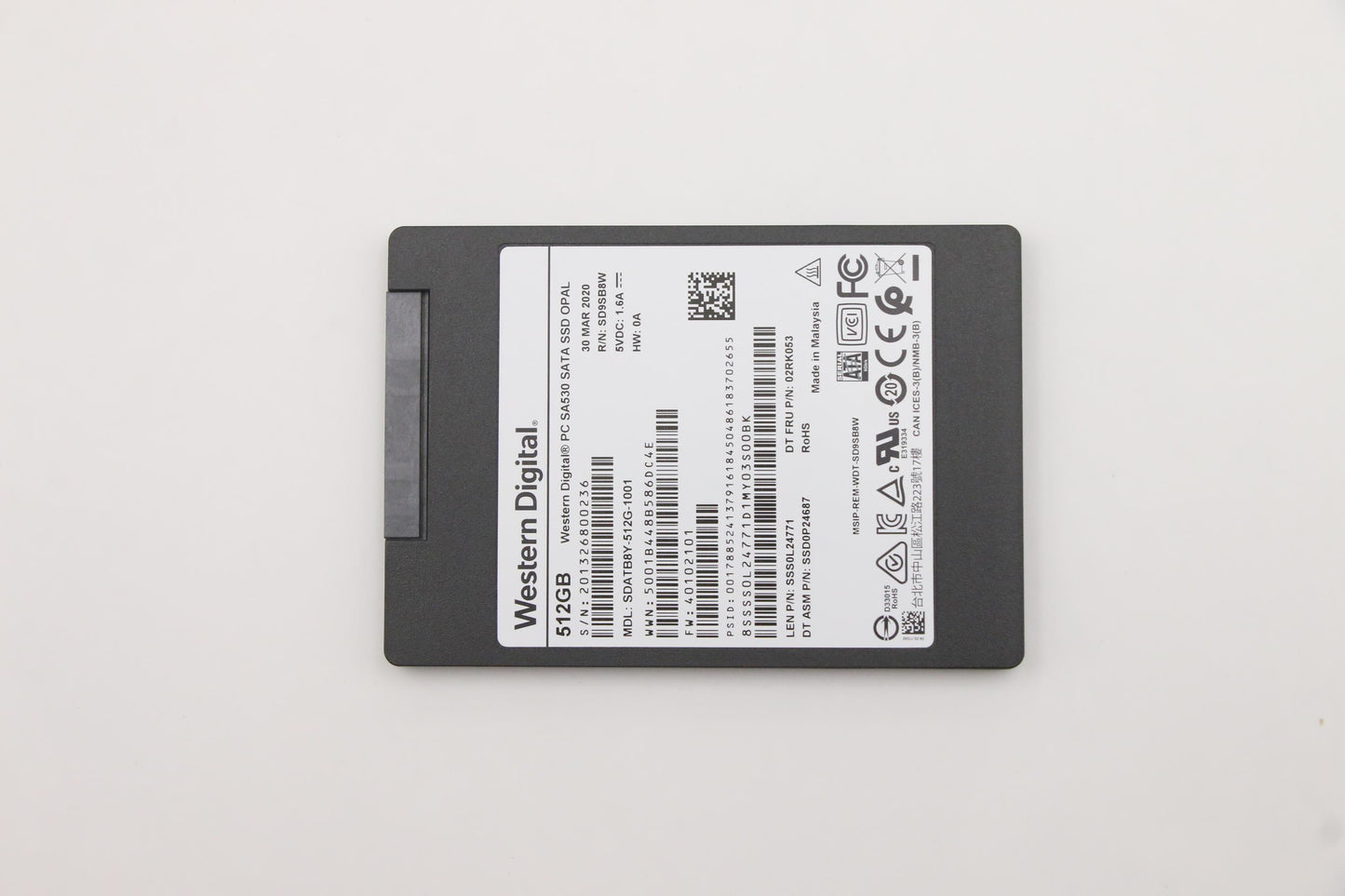 Lenovo Wd Sa530 2.5 512G Opal - 02RK053