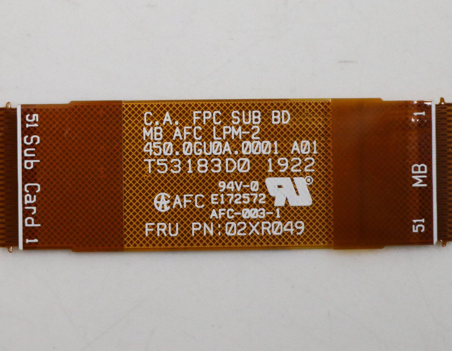 Lenovo C.A. Fpc Sub Bd Mb Career Lpm- - 02XR049