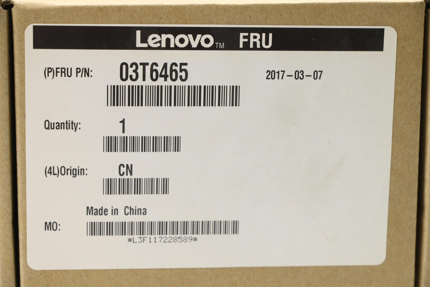 Lenovo 03T6465 Cable Com Cable