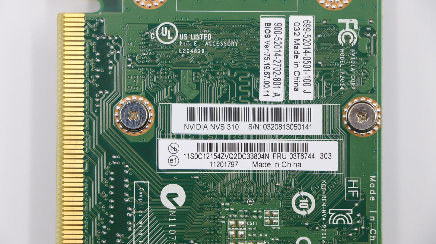 Lenovo Vc Video Cards - 03T6744