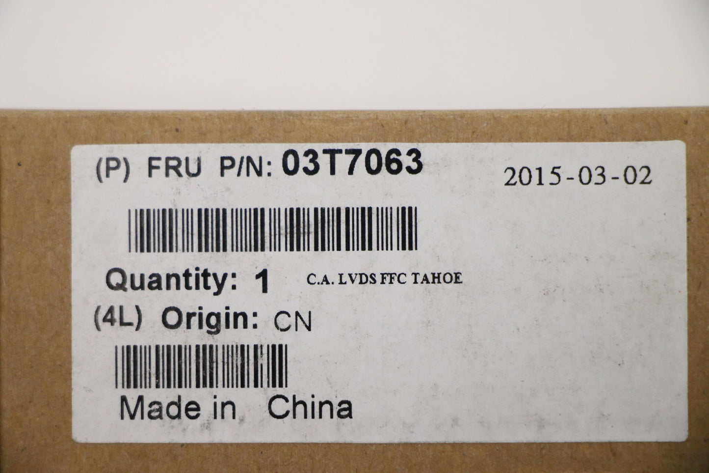 Lenovo Cable ,Cable. Lvds Ffc - 03T7063