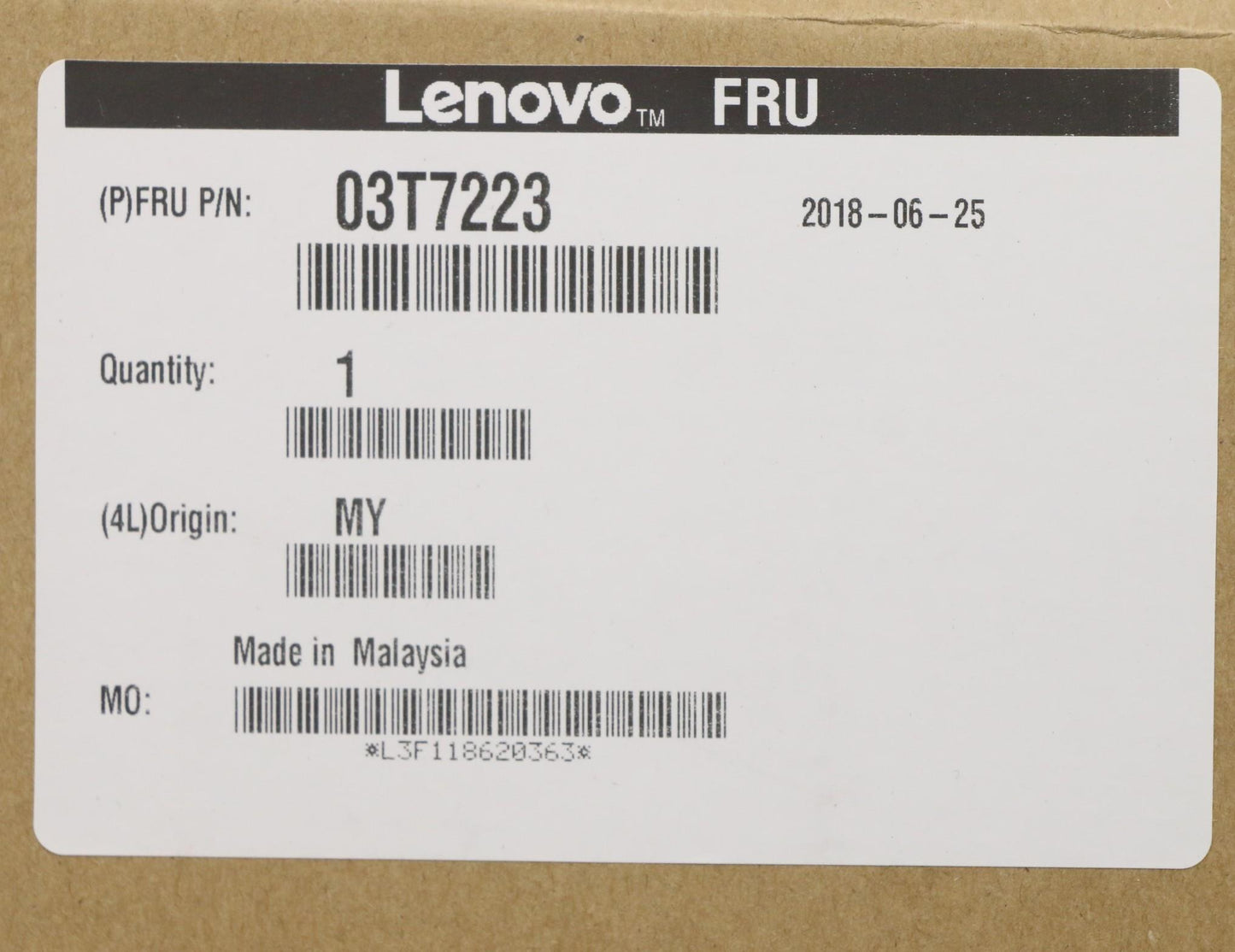 Lenovo Pu Processors - 03T7223