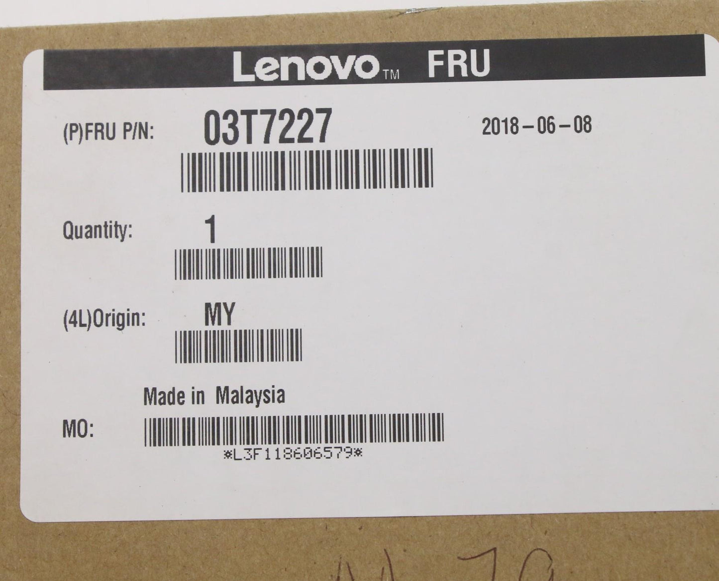 Lenovo Pu Processors - 03T7227