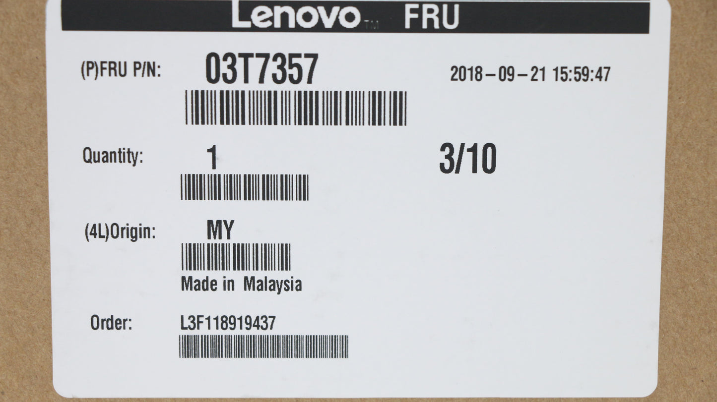 Lenovo Pu Processors - 03T7357