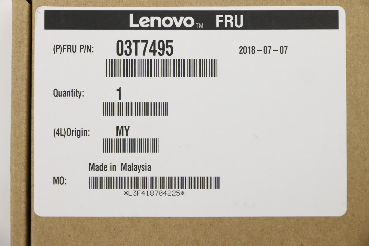Lenovo Pu Processors - 03T7495