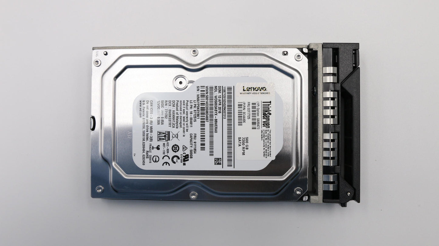 Lenovo Hd Hard Drives - 03T7725
