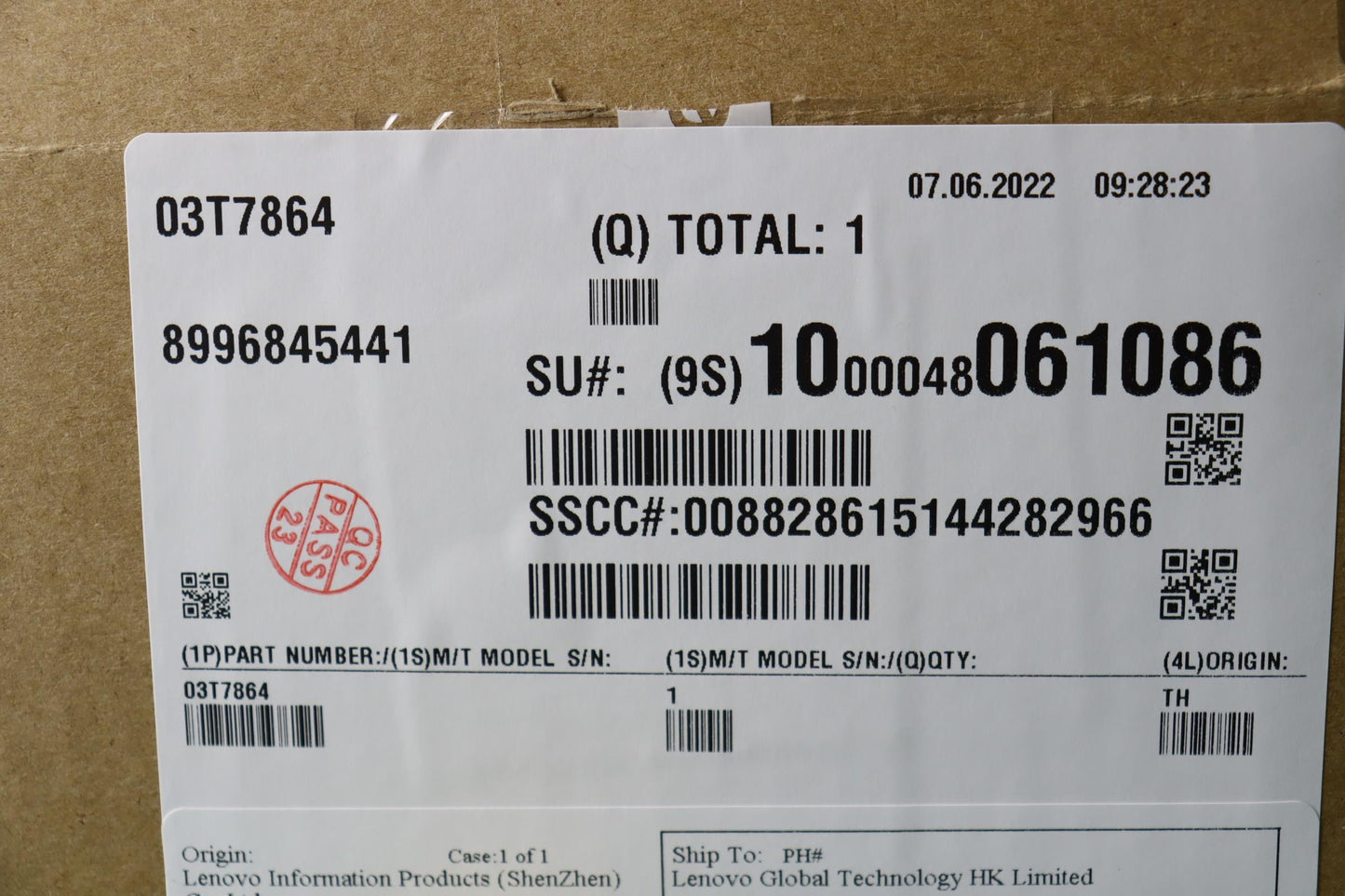 Lenovo Hd Hard Drives - 03T7864