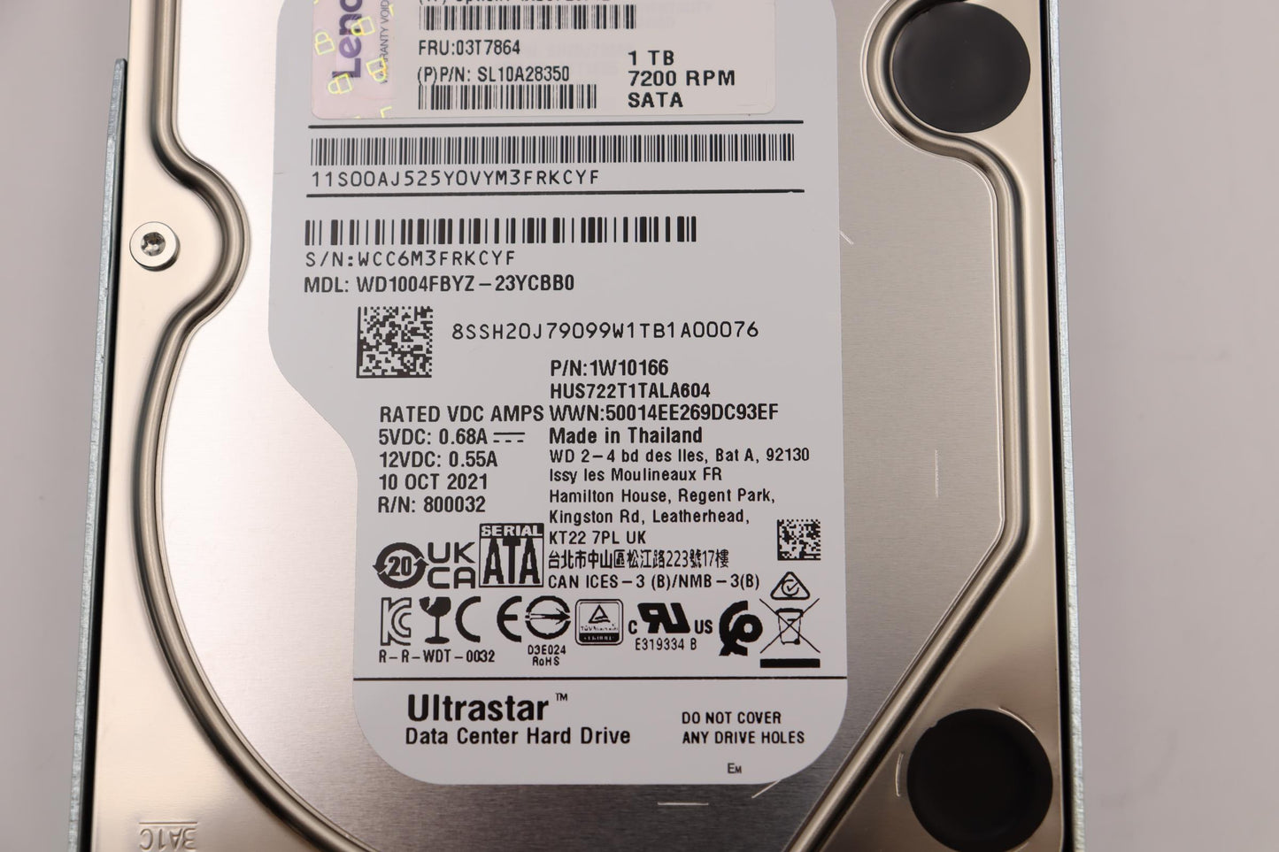 Lenovo Hd Hard Drives - 03T7864