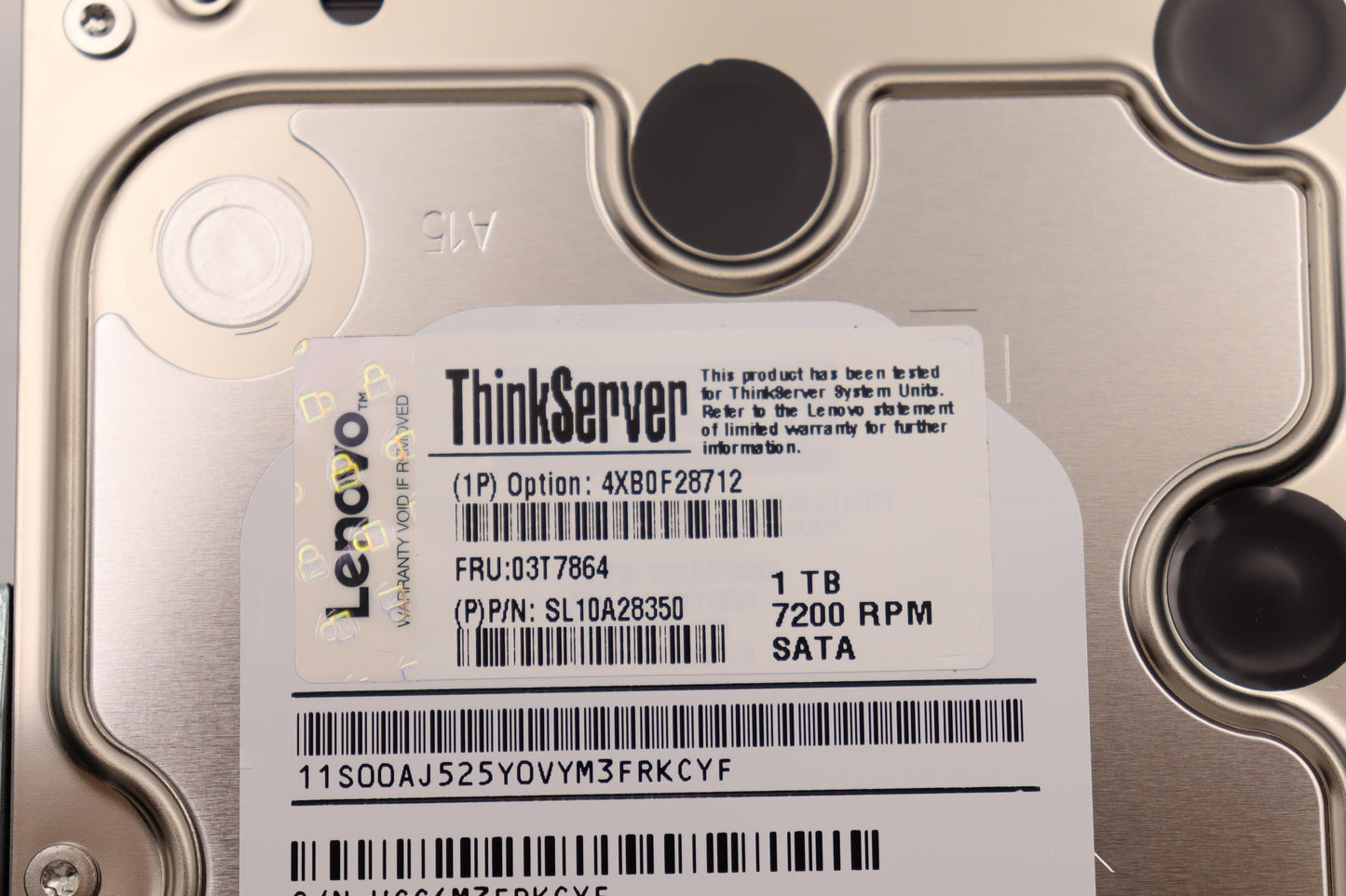 Lenovo Hd Hard Drives - 03T7864