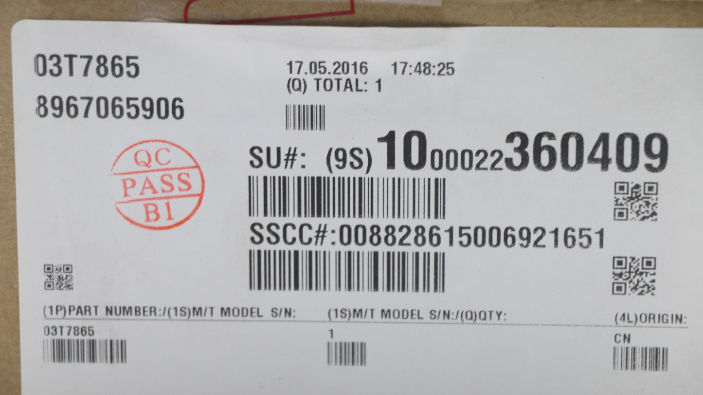 Lenovo Hh Hot Swap Hard Drive - 03T7865