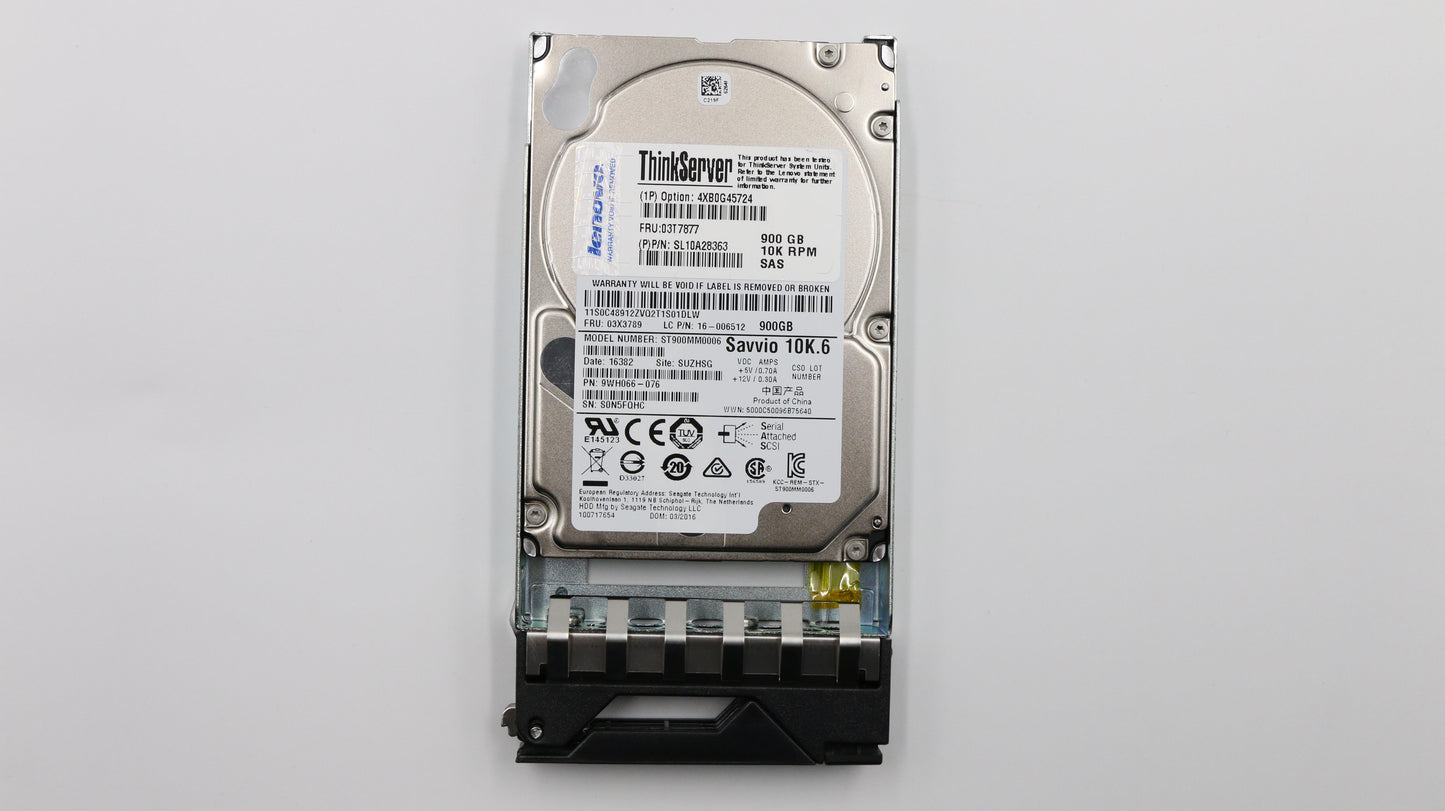 Lenovo Hd Hard Drives - 03T7877