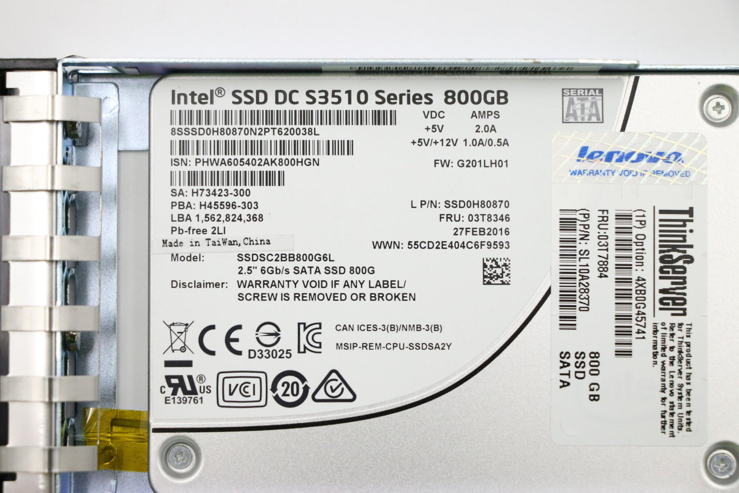 Lenovo Hh Hot Swap Hard Drive - 03T7884