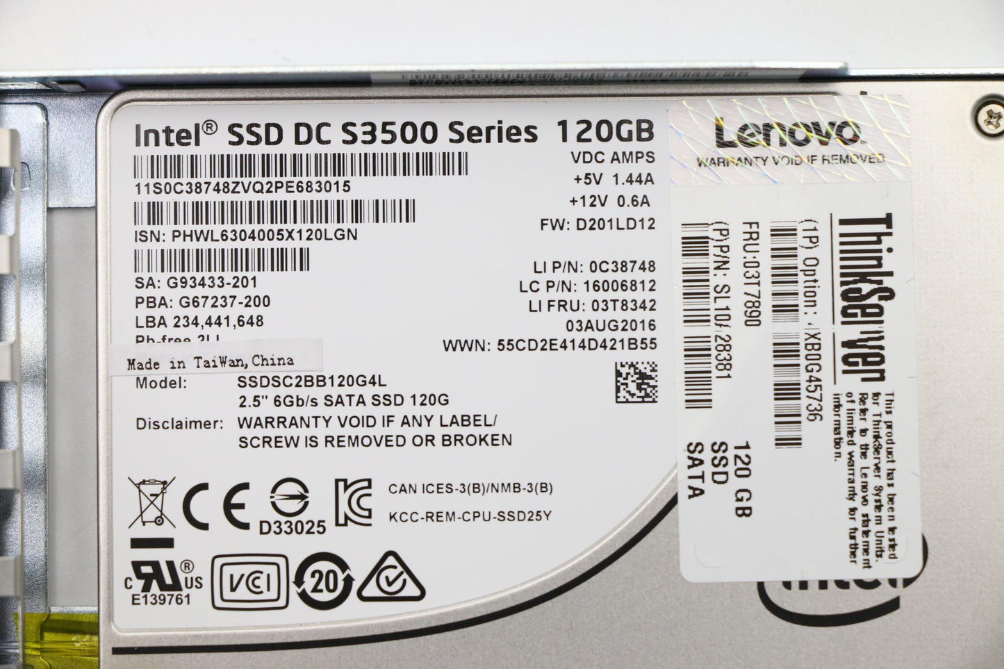Lenovo Hh Hot Swap Hard Drive - 03T7890
