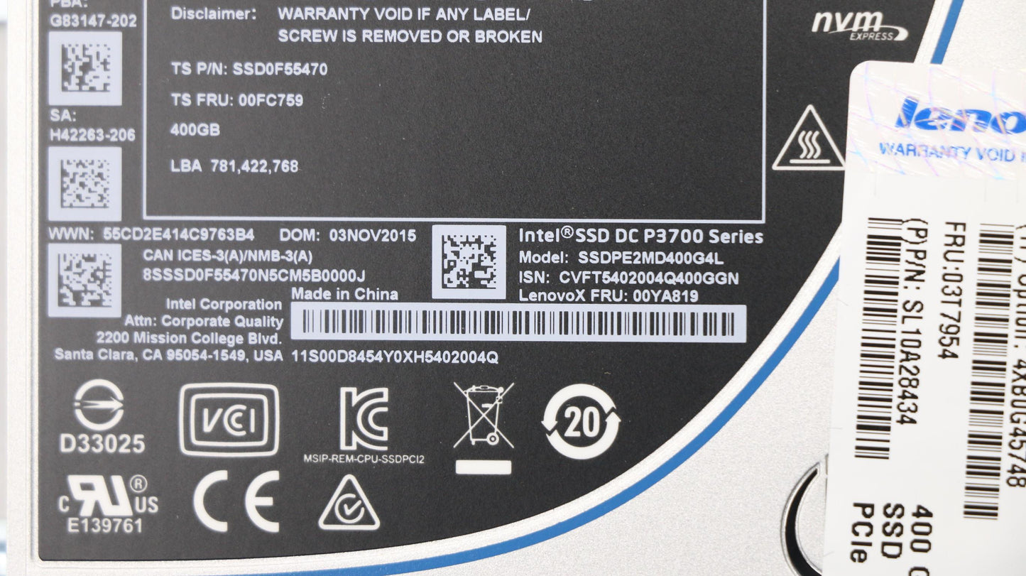 Lenovo Hh Hot Swap Hard Drive - 03T7954