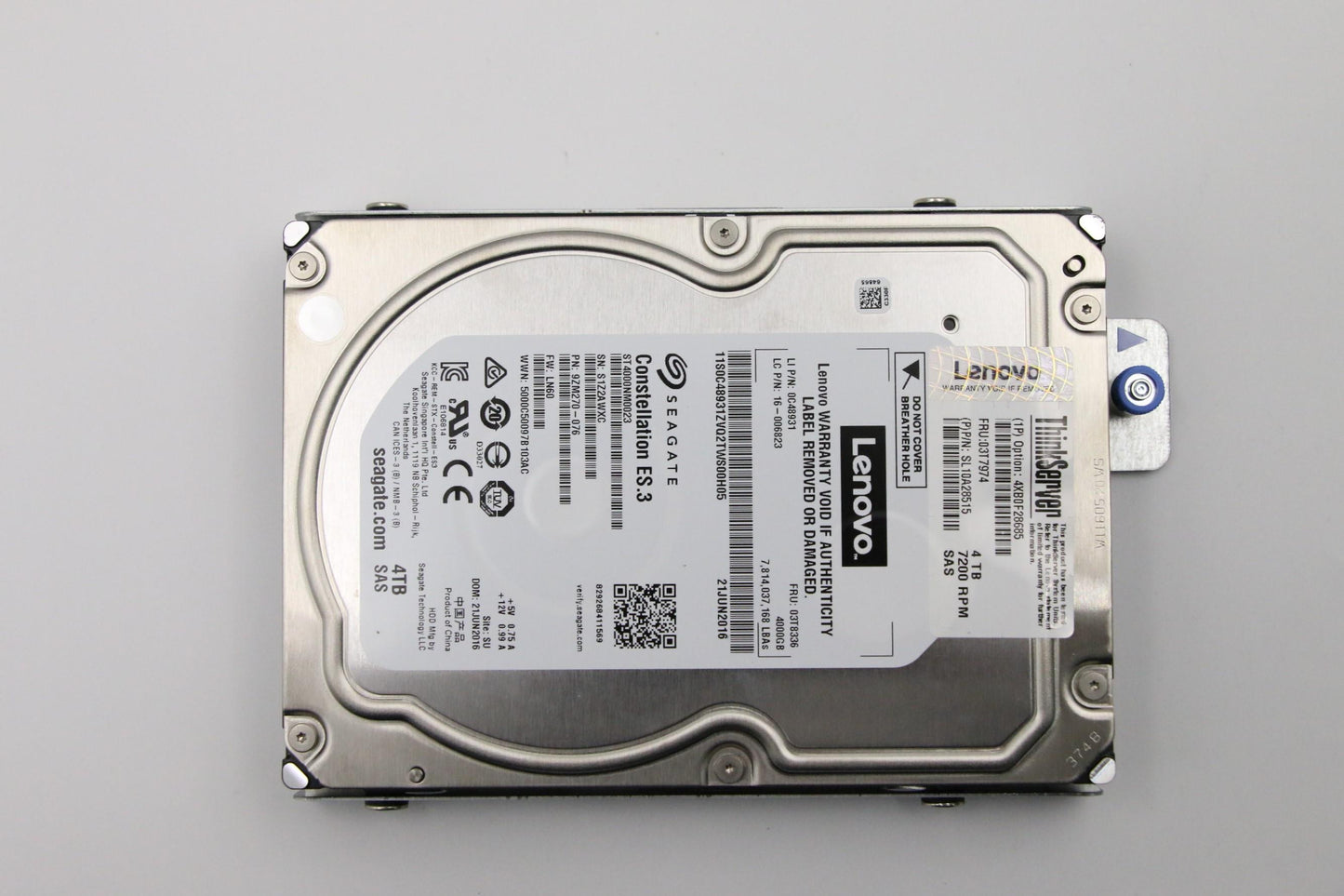 Lenovo Hd Hard Drives - 03T7974
