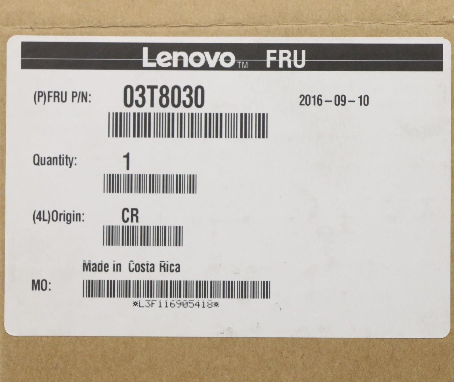 Lenovo Pu Processors - 03T8030