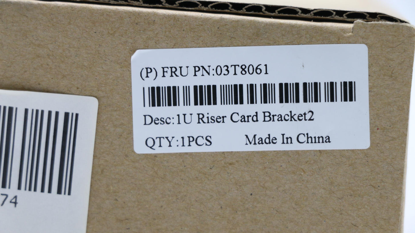 Lenovo Bracket 1U Riser Card Bracket - 03T8061