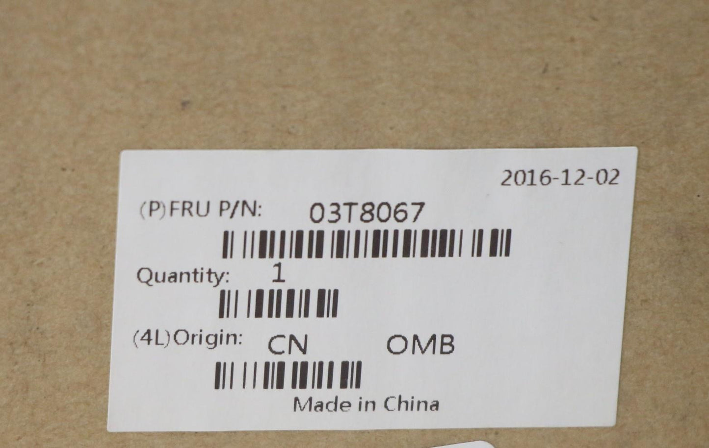 Lenovo Cover 1U 8*2.5 Top Cover Asm - 03T8067