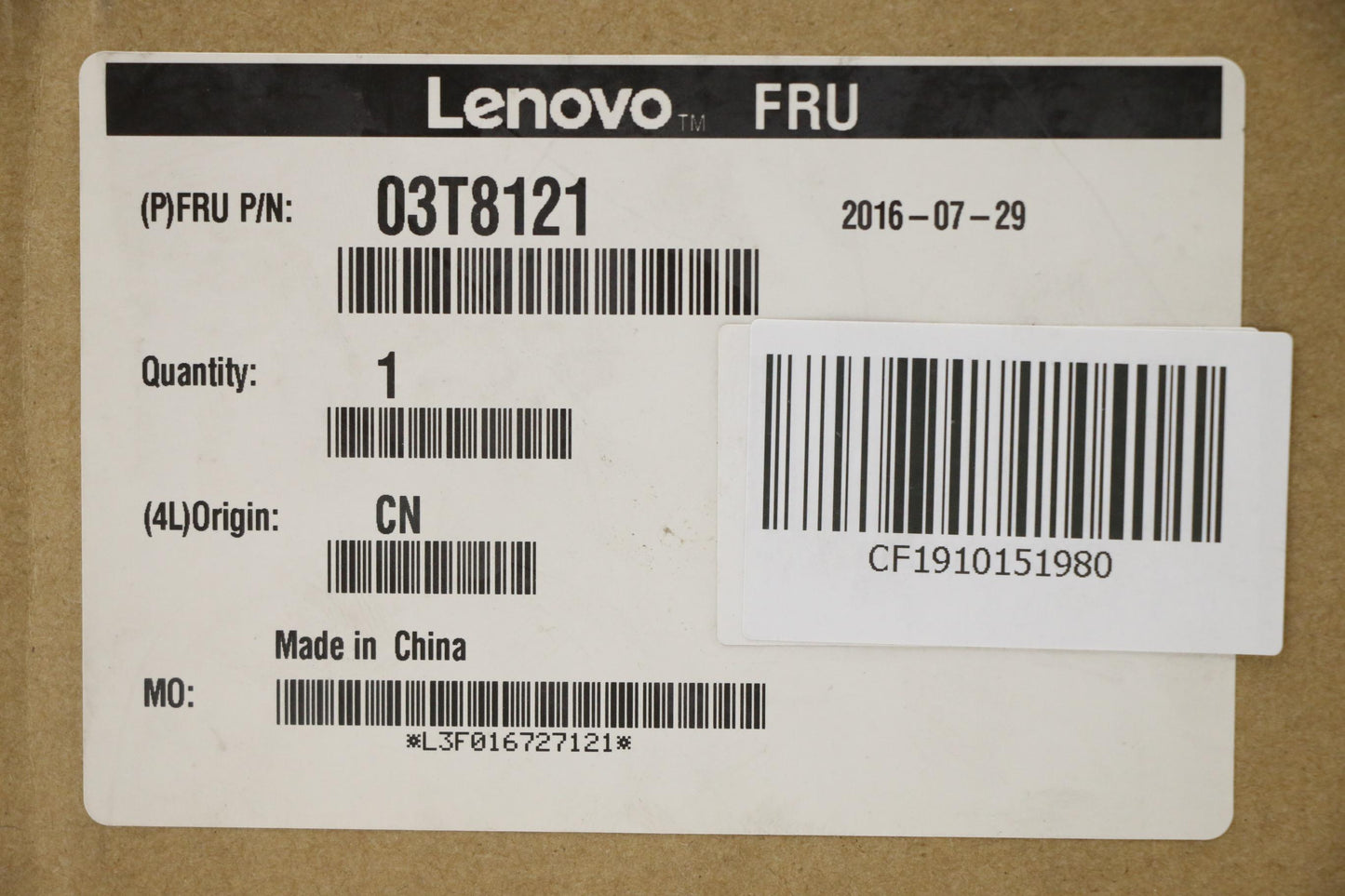 Lenovo Ma Mechanical Assemblies - 03T8121