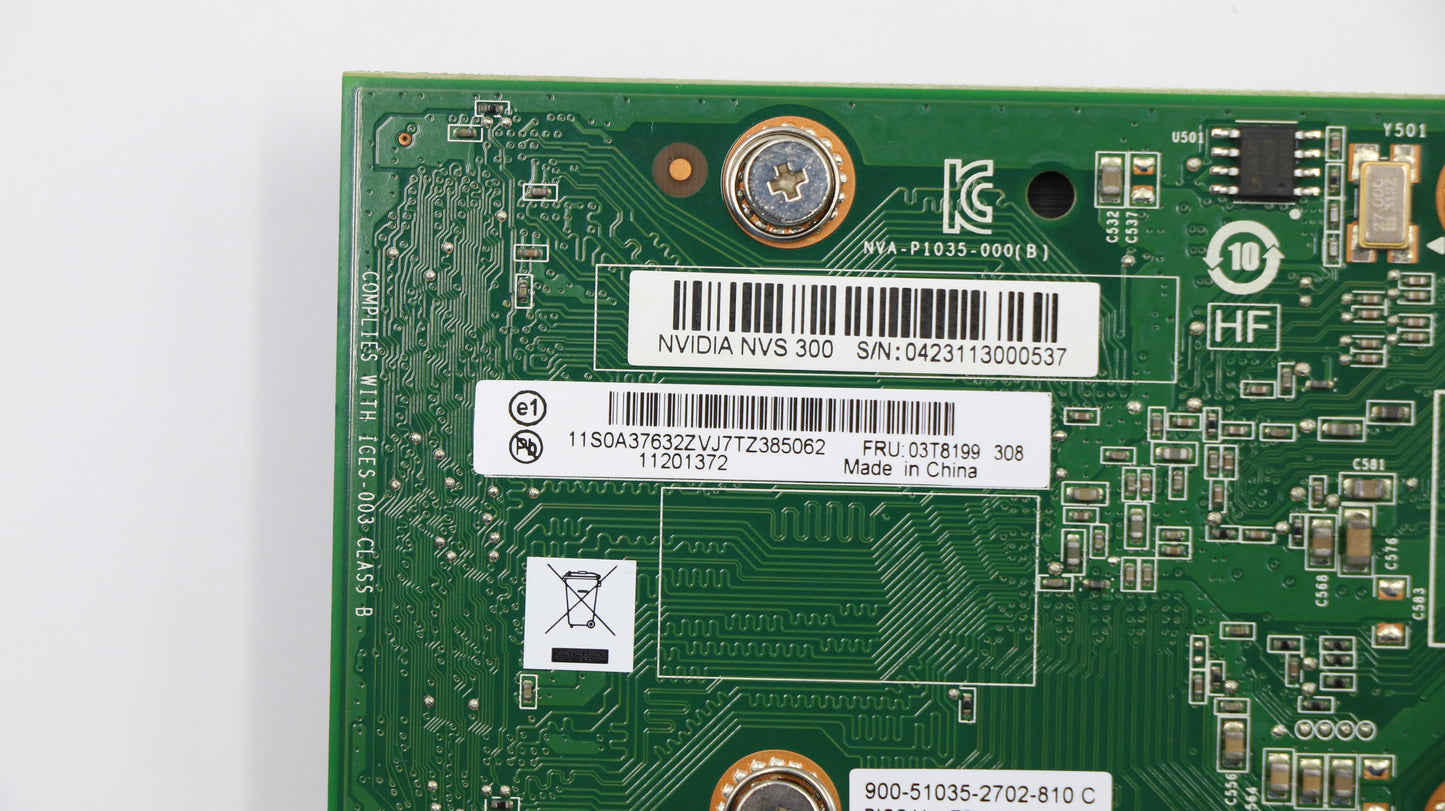 Lenovo Video Card Nvs300 512Mb 64Bit - 03T8199