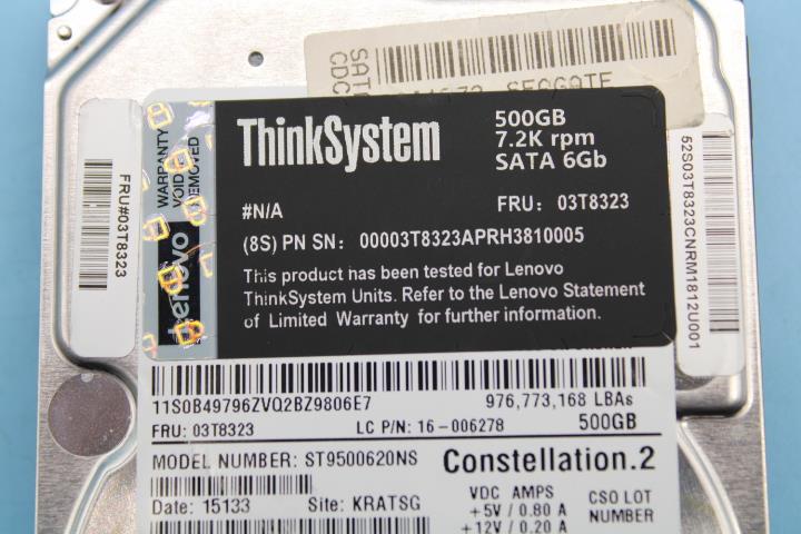 Lenovo Hd Hard Drives - 03T8323
