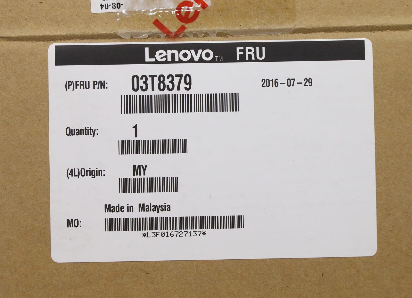 Lenovo Sp Intel,Xeon E5-2620 - 03T8379