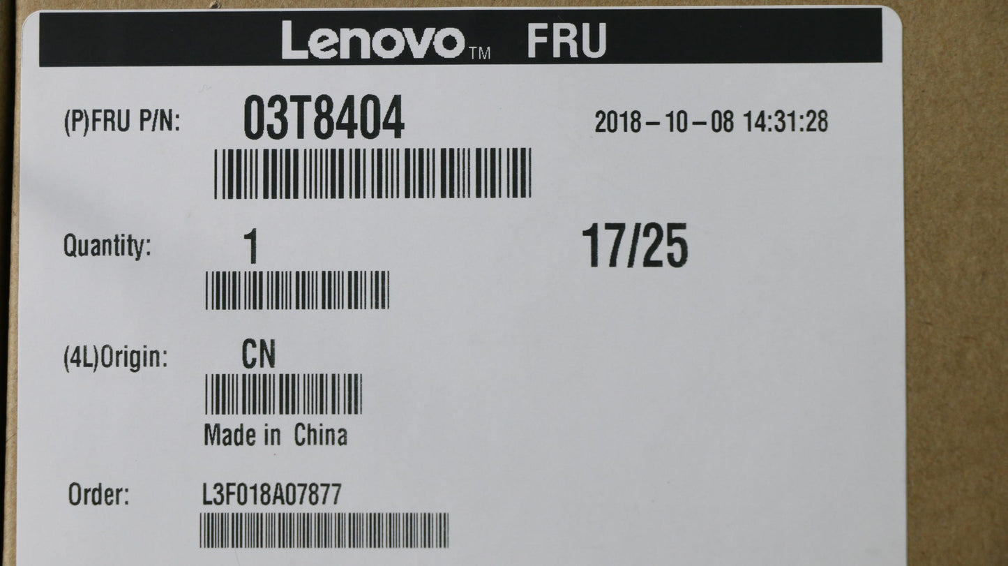 Lenovo 03T8404 Ci Cards Misc Internal