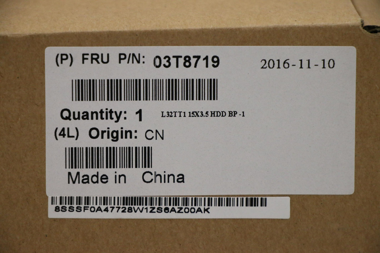 Lenovo Bp Backplane - 03T8719