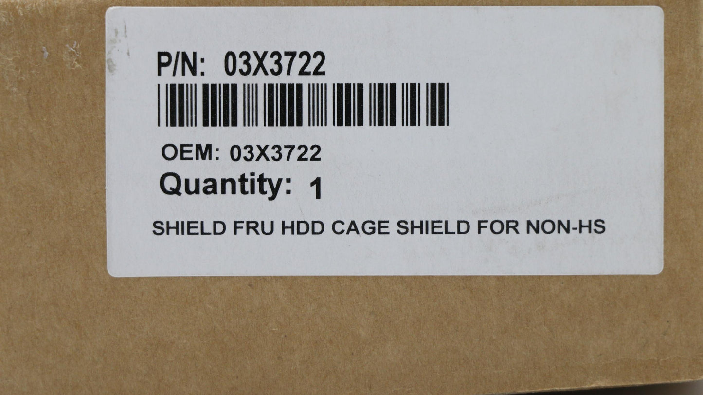 Lenovo Mech Asm Nhs Hdd Cage Shield - 03X3722