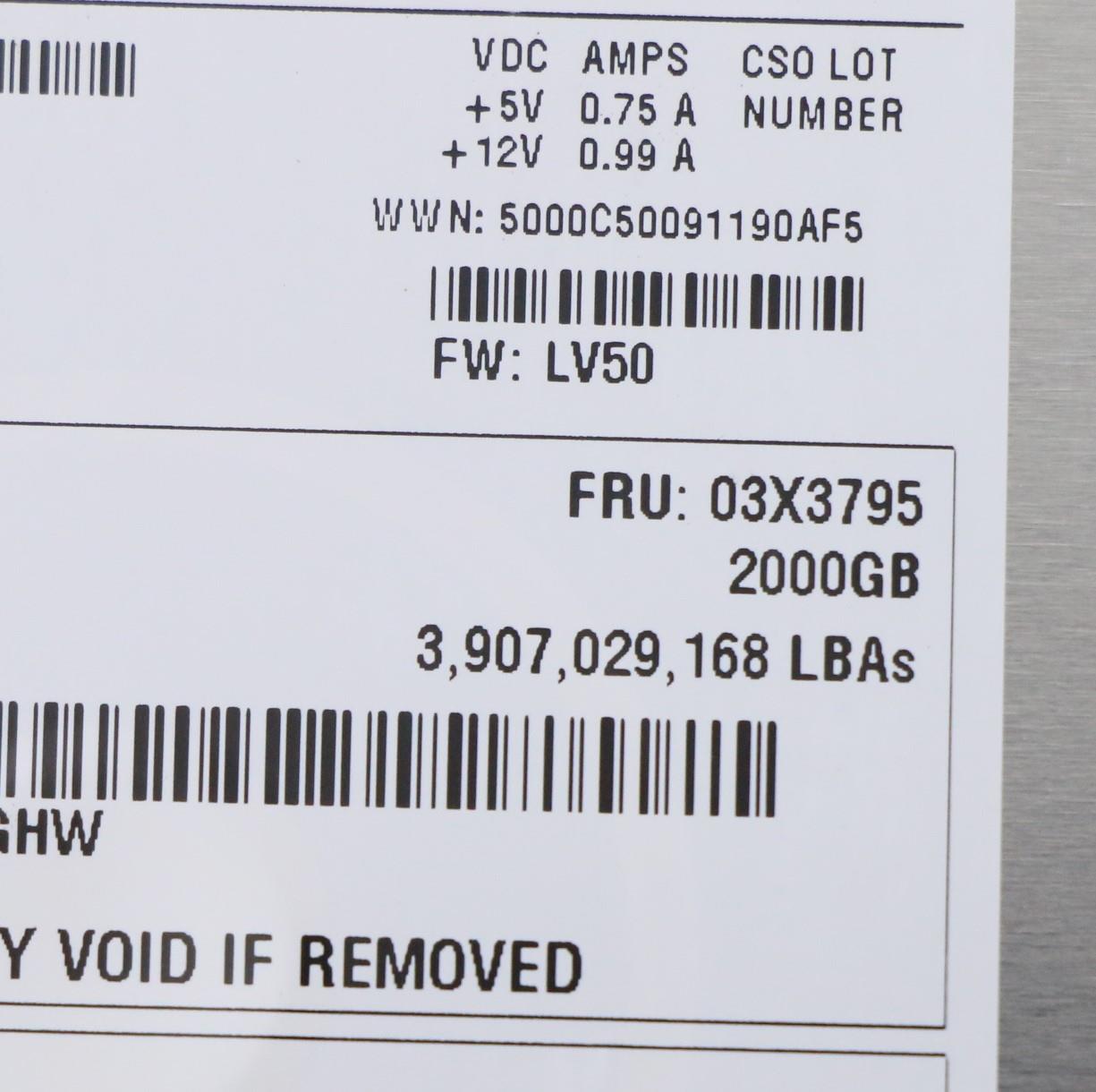 Lenovo 03X3795 Hd Hard Drives