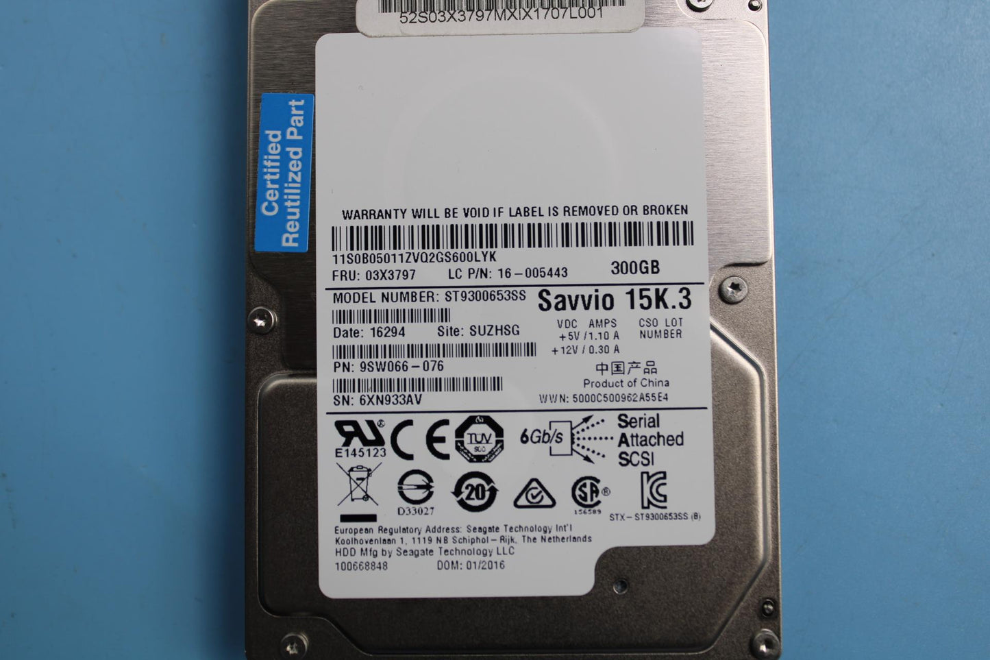 Lenovo 03X3797 Hd Hard Drives